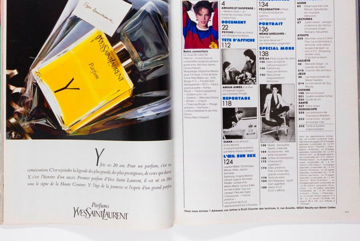 Patricia Ryckeghem ANTONIO LOPEZ Helmut Newton CAROLINE LENORMAN Elle March 1984