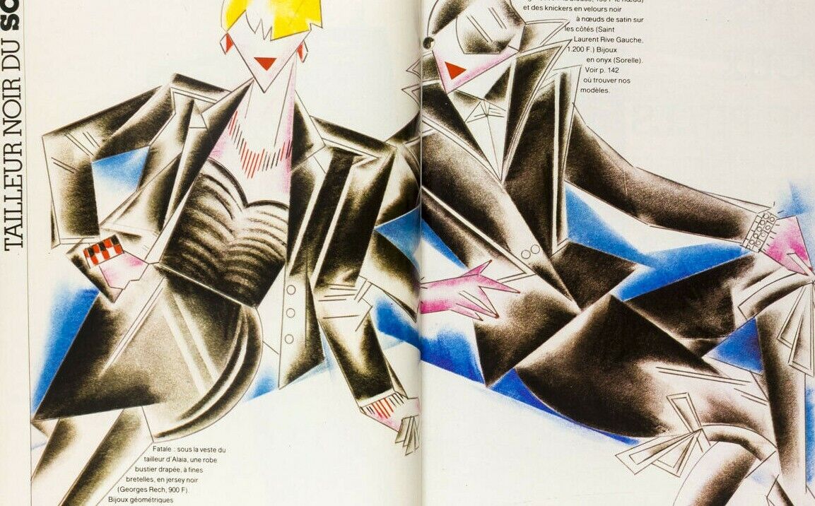 THIERRY MUGLER Ornella Muti GUY BOURDIN Kansai Yamamoto FRENCH ELLE magazine VTG