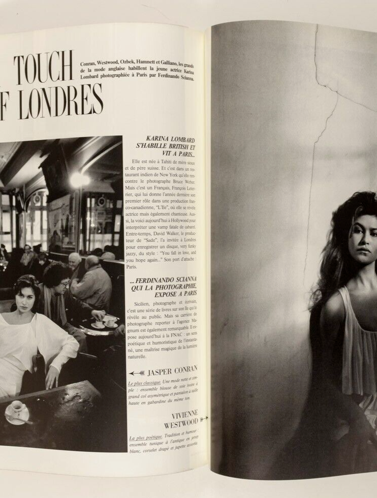 LINDA EVANGELISTA Yasmin Le Bon CHRISTY TURLINGTON Paris Vogue April 1988 Bijoux