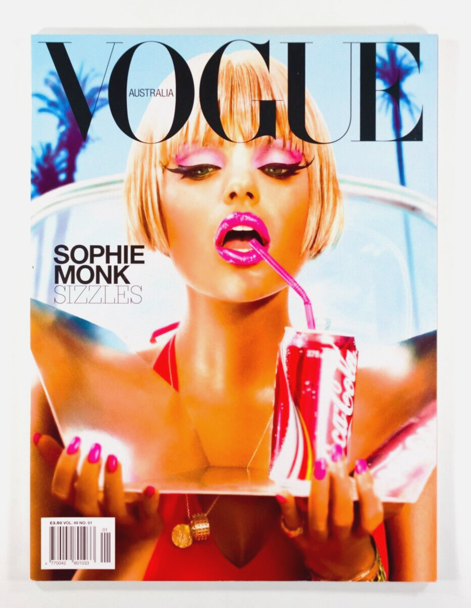 Sophie Monk sizzles VOGUE AUSTRALIA Australian 2004 January VTG Jason Capobianco