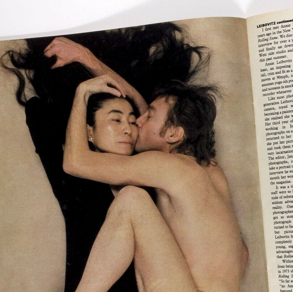 ANNIE LEIBOVITZ Robert Mapplethorpe MARIE HELVIN John Lennon YOKO ~ Sunday Times