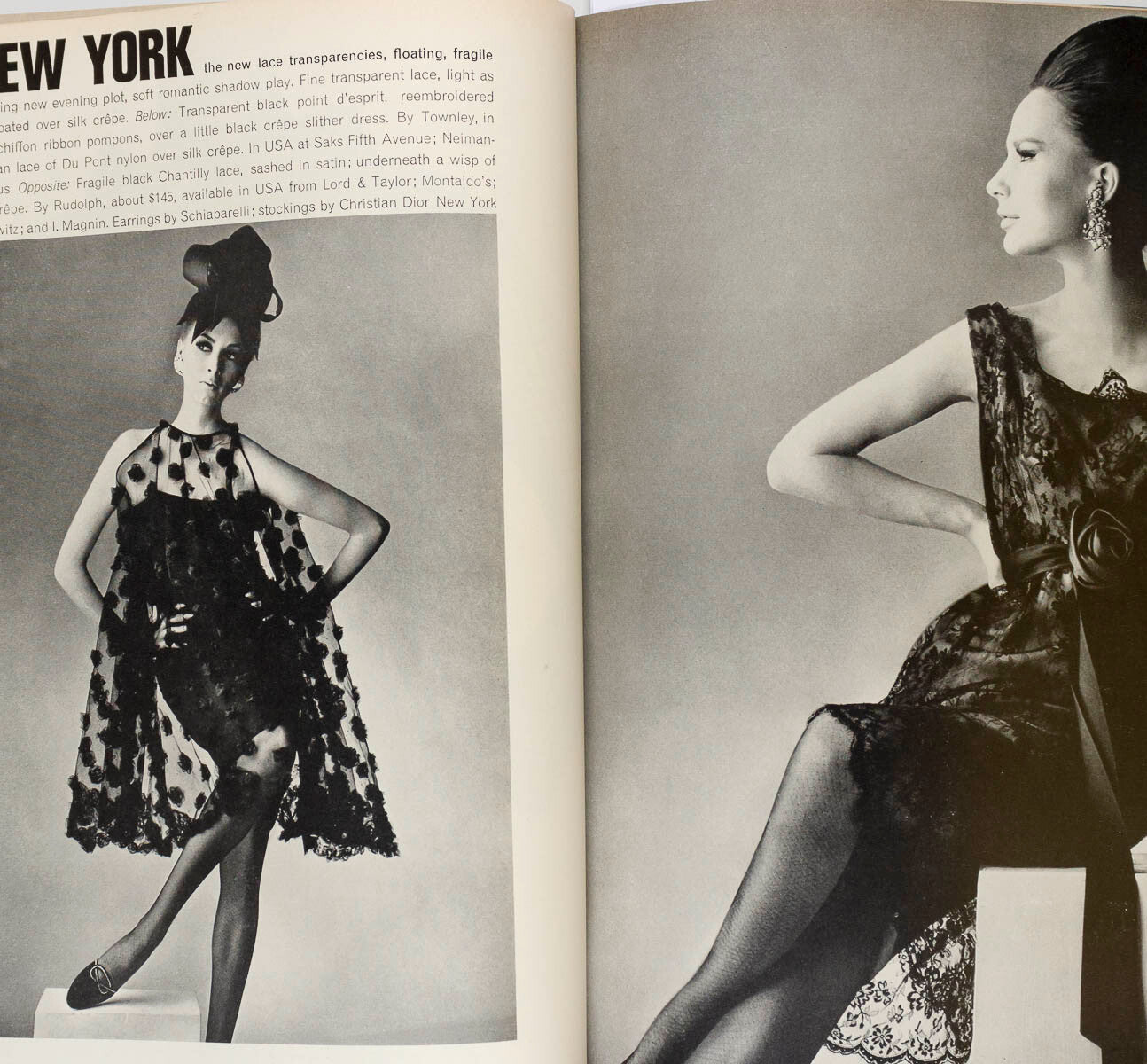 Ascher NORMAN PARKINSON Jean Shrimpton VOGUE 1965 1 March COLLECTIONS Courreges