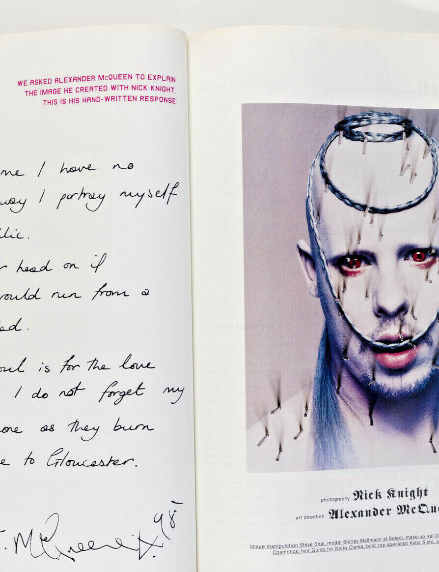 ALEXANDER MCQUEEN Herzigova ELAINE CONSTANTINE Wong Kar Wai SID VICIOUS The Face