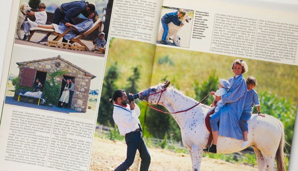 ELLE MAGAZINE toscani GALLIANO pamela hanson JENNY HOWORTH eamonn mccabe CDG UK