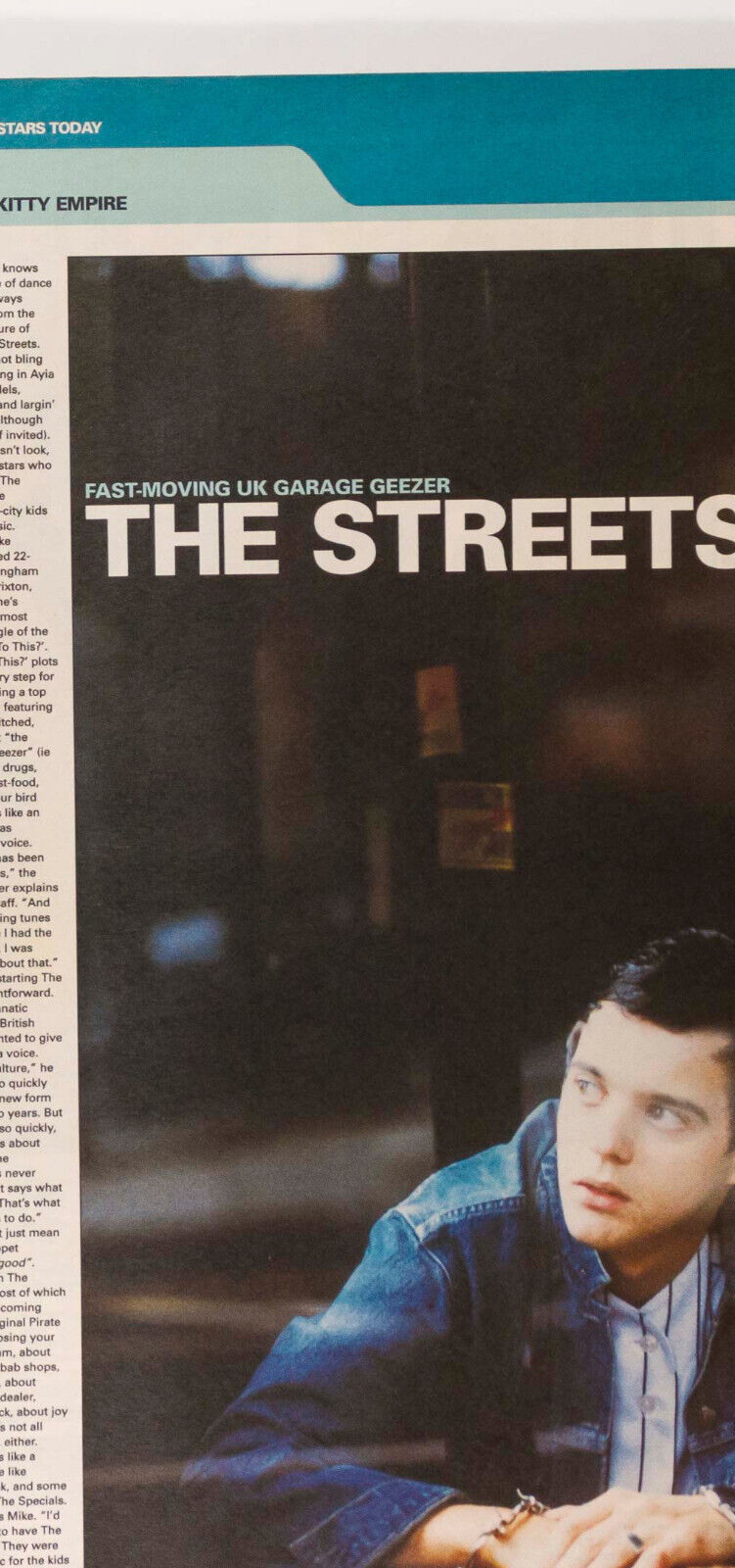 APHEX TWIN Spiritualized GARBAGE Sum 41 Pulp NME magazine 6 October 2001 Streets