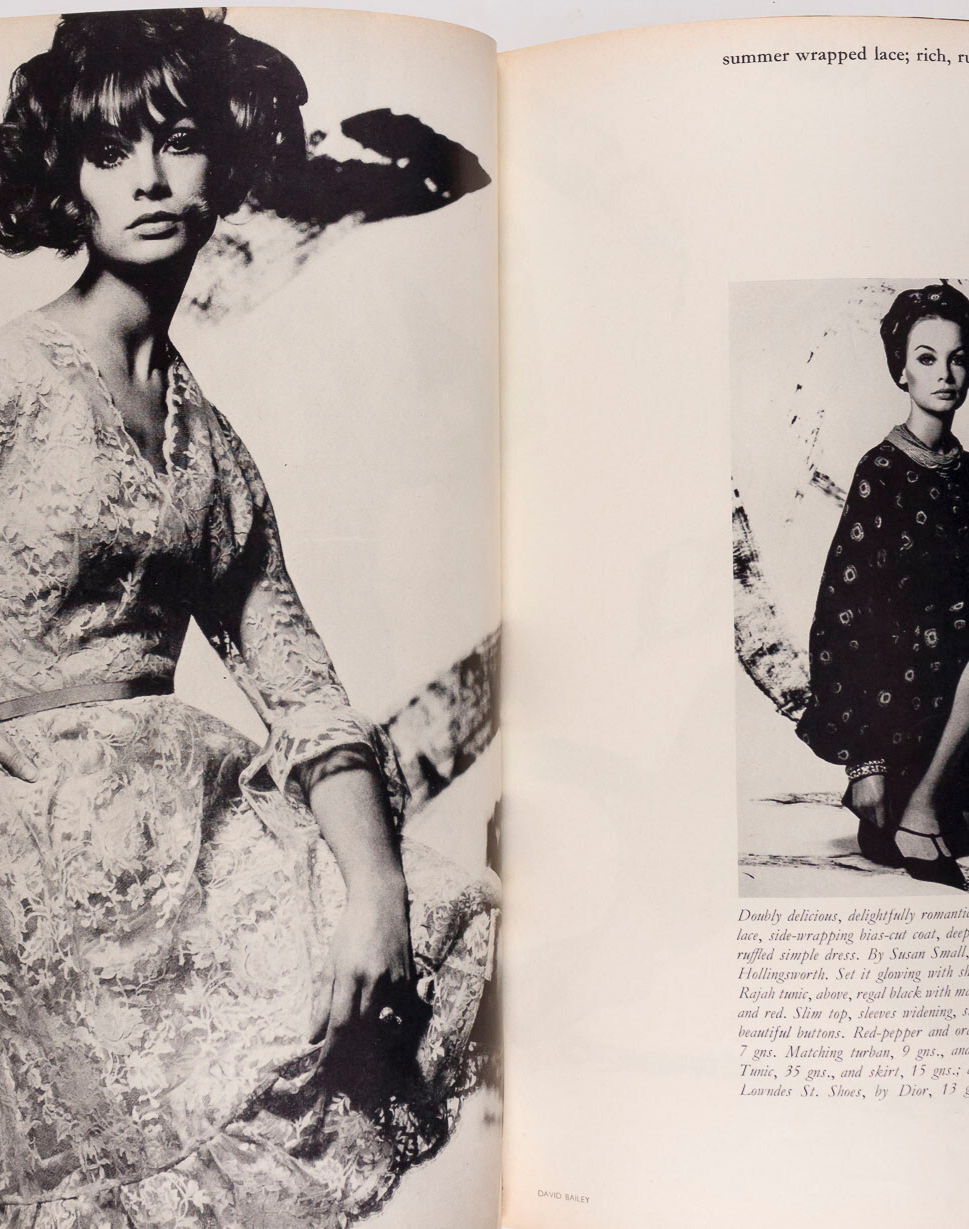 Sue Murray SHRIMPTON Helmut Newton VOGUE April 1965 NORMAN PARKINSON Kennington