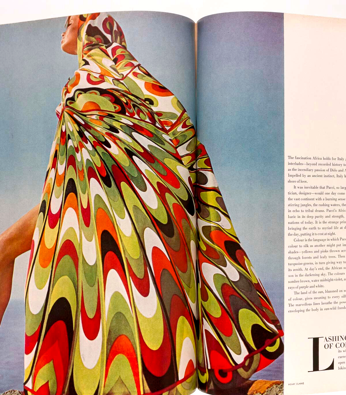 Brigitte Bauer JEAN SHRIMPTON Penn VOGUE January 1965 Pucci NORMAN PARKINSON vtg