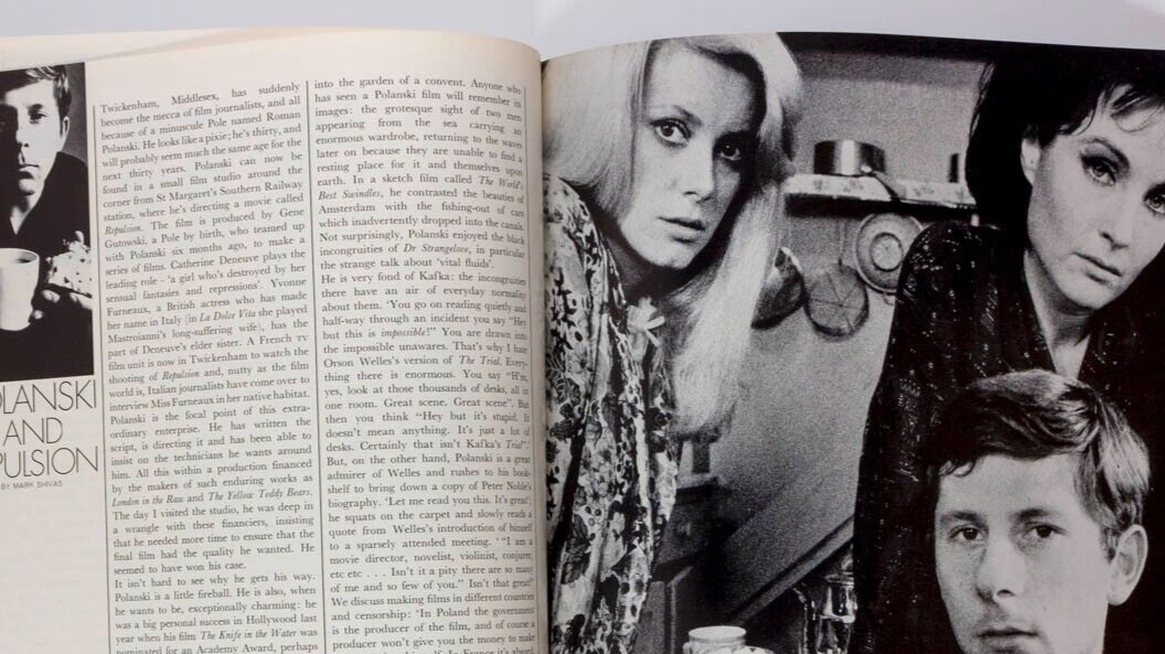 ROMAN POLANSKI Anthony Quinn JILL KENNINGTON Deneuve TEXAS Sieff QUEEN magazine