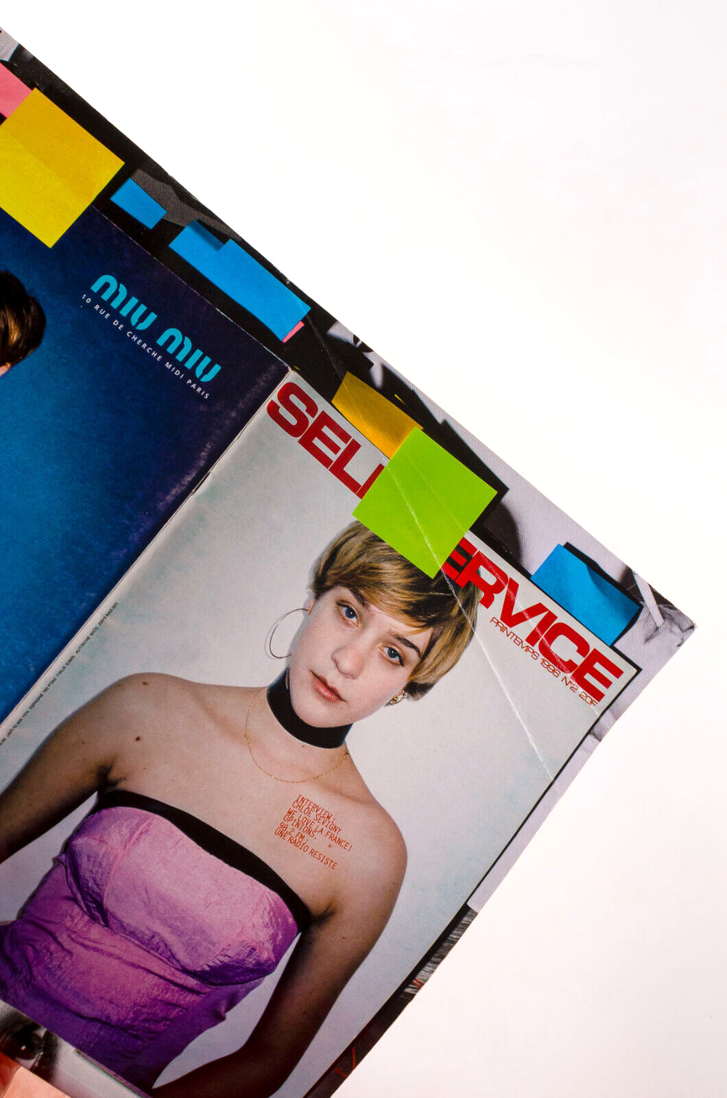 The Ads of SELF SERVICE magazine BOOK 1994 - 2019 Chloe Sevigny HELMUT LANG Miu