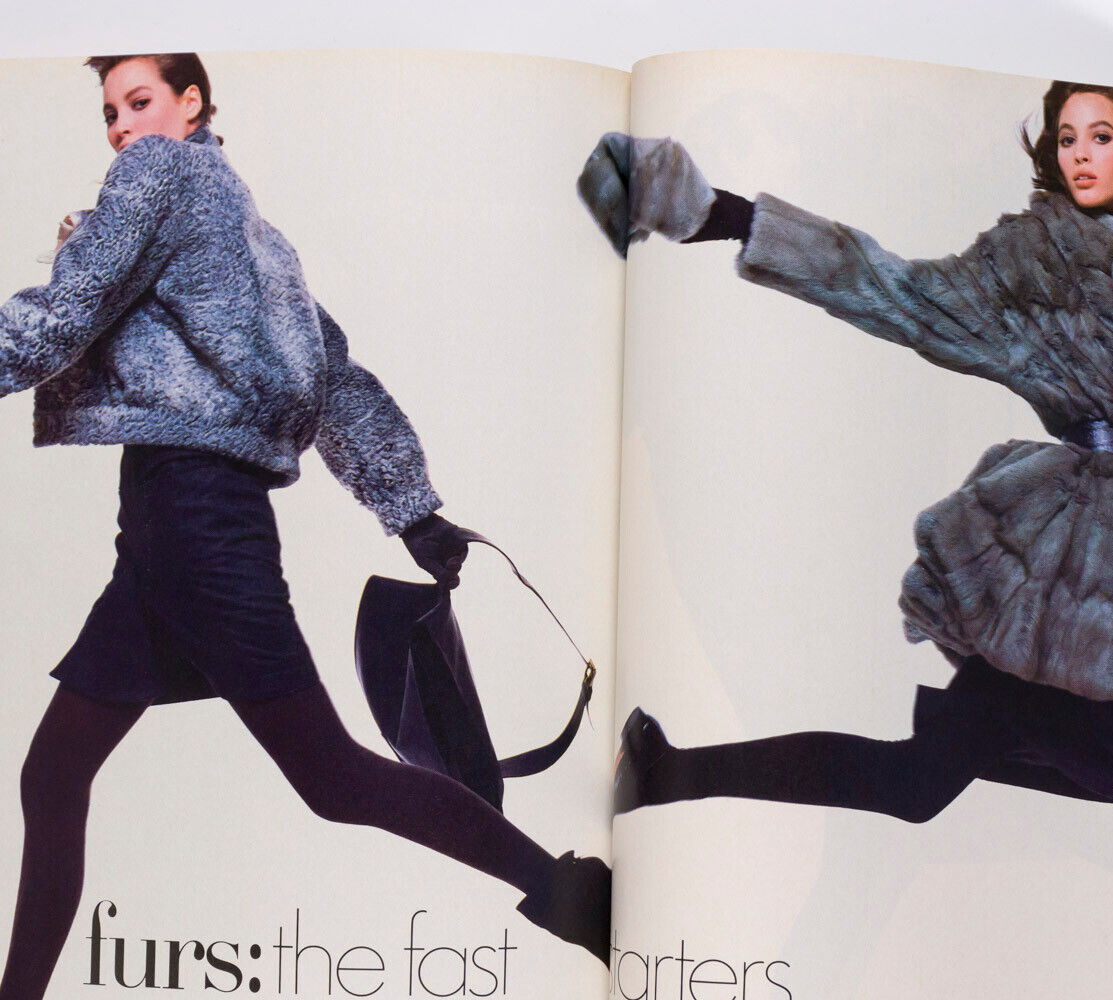 CINDY CRAWFORD 1st Vogue AVEDON The SuperModels TURLINGTON Sigourney HORST Penn