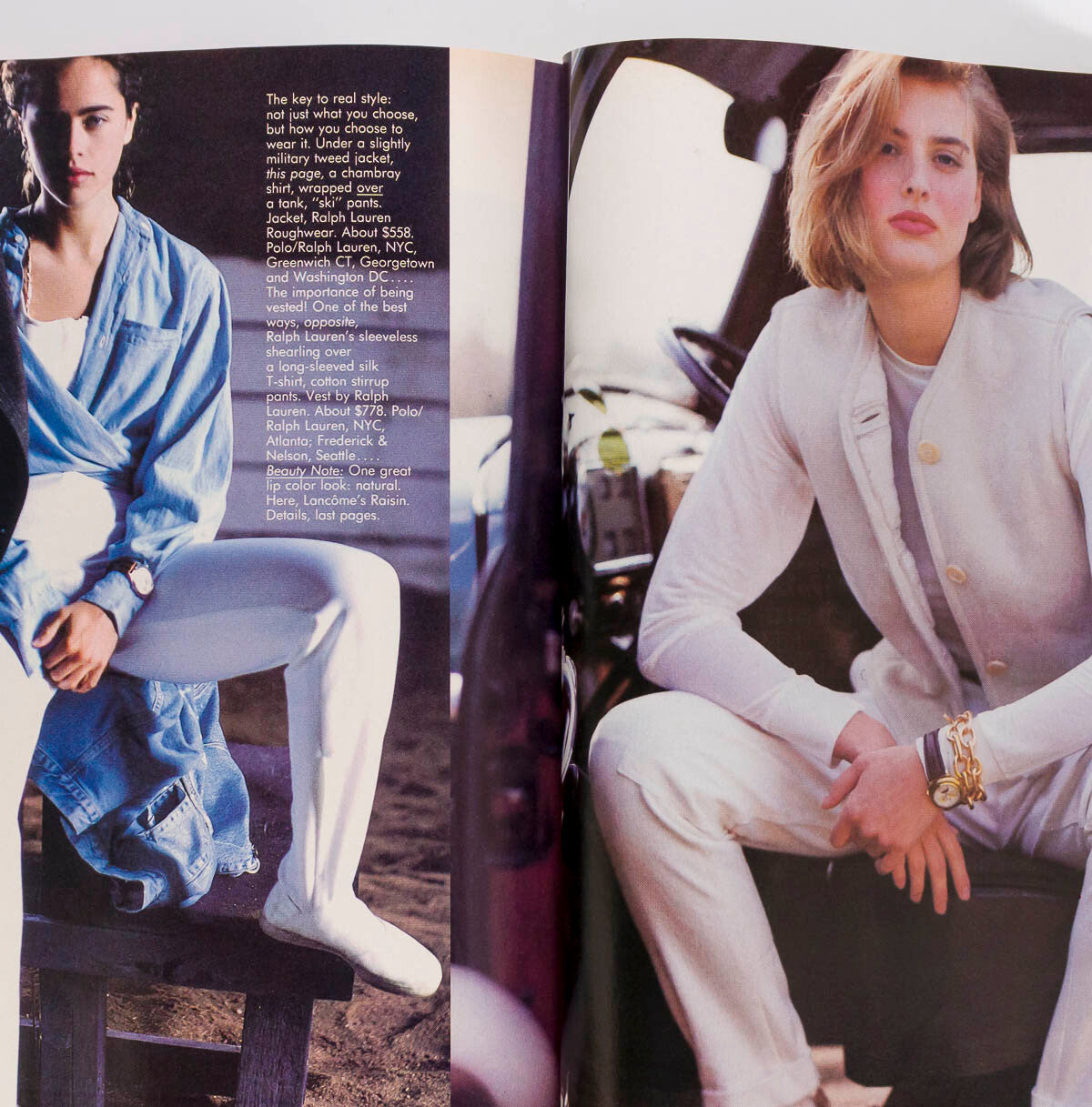 Stephanie Seymour TATJANA PATITZ Lindbergh AVEDON Evangelista TURLINGTON Vogue