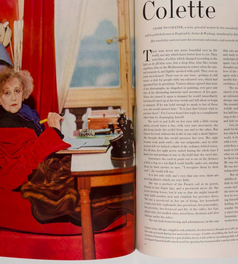 NORMAN PARKINSON Wenda CARL ERICKSON Vogue May 1957 Colette RENE GRUAU Stemp VTG