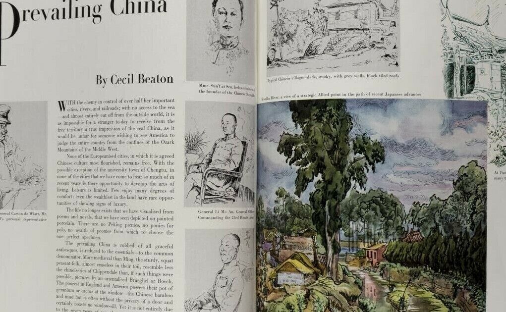 Lee Miller NORMAN PARKINSON Cecil Beaton CHINA Peggy Ashcroft ALSACE ~ Vogue WW2