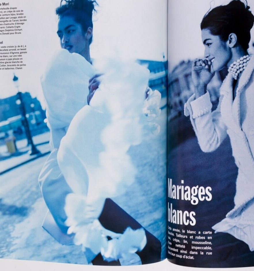 Naomi Campbell YASMEEN GHAURI Schiffer EVANGELISTA Deborah Turbeville YSL Vogue