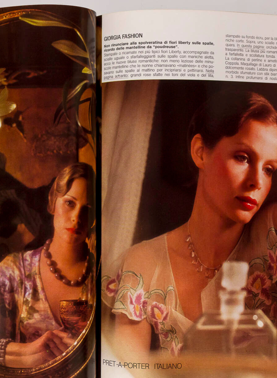 Debbie Biernacki TWIGGY Biba VOGUE ITALIA March 1974 Joe Dallesandro ALTA MODA
