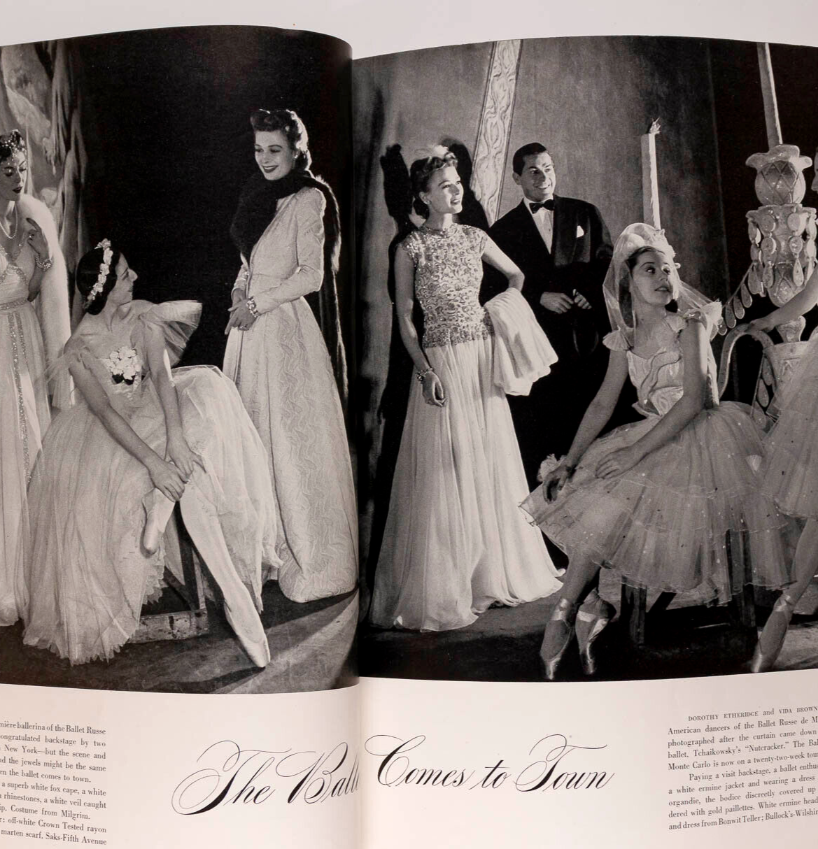 TIFFANY Toni Frissell HORST Vogue December 1940 Michele Morgan CLAUDETTE COLBERT