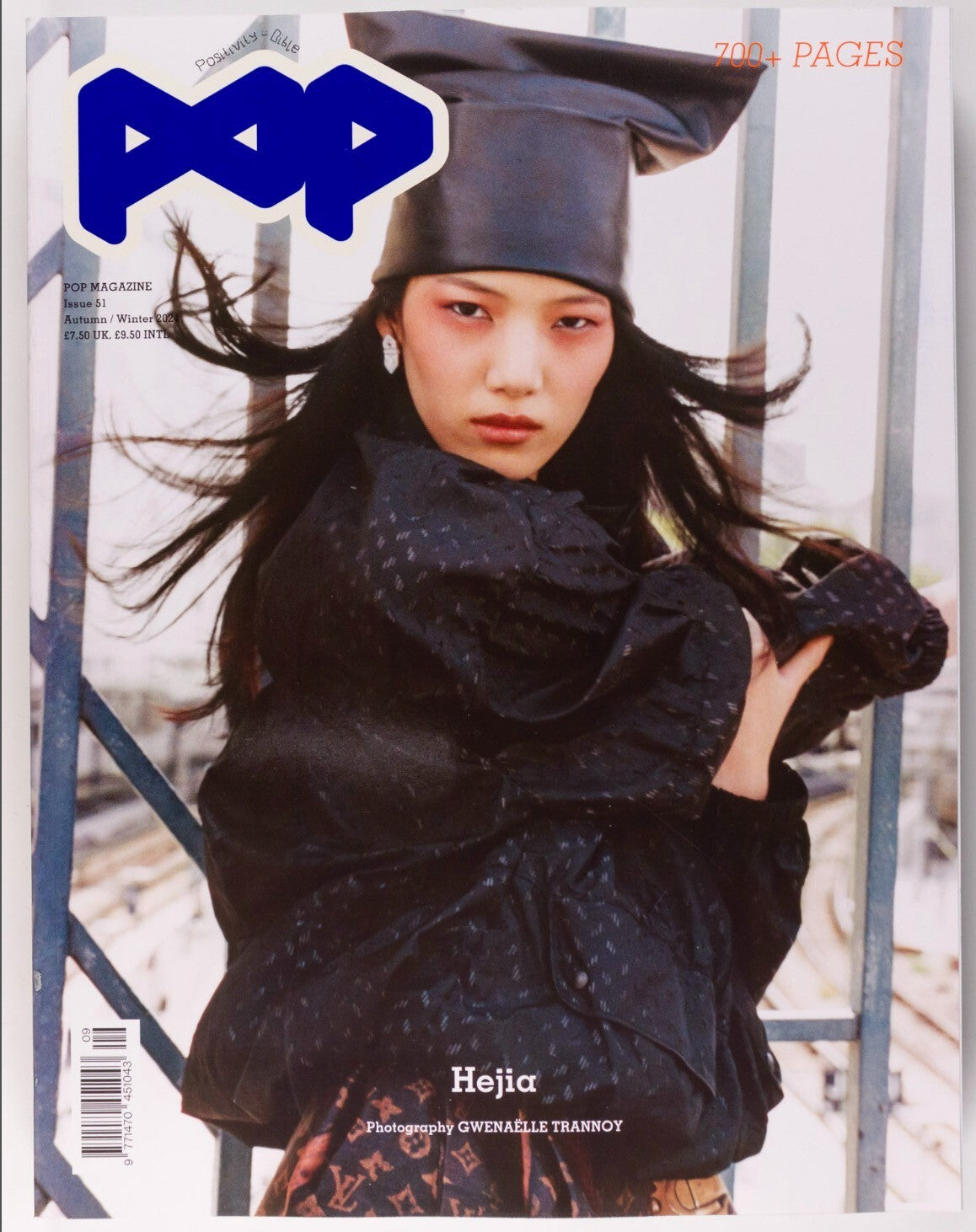 Hejia Li GWENAELLE TRANNOY Pop magazine 2024 Issue no 51 UK fashion LTD ED COVER