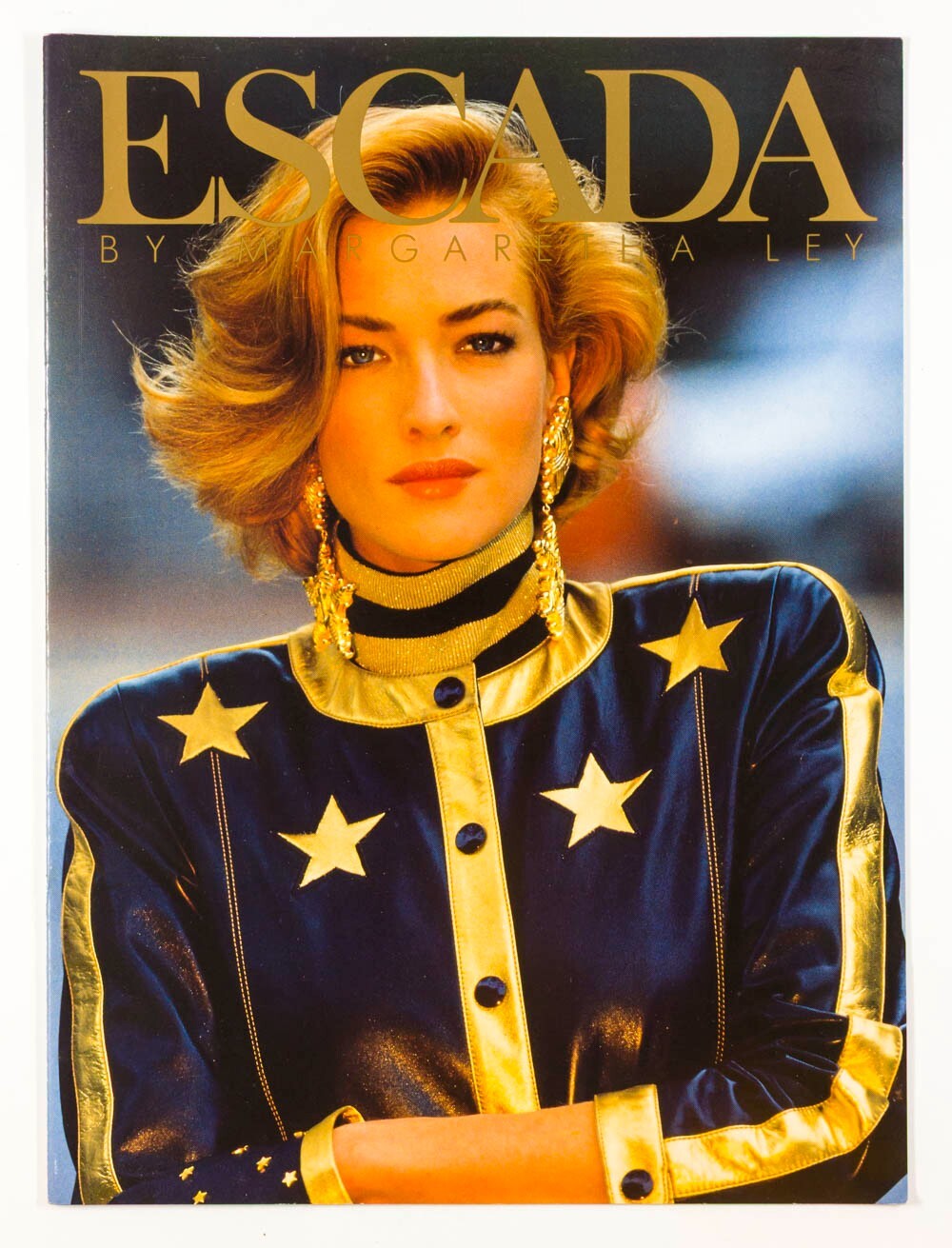 Tatjana Patitz ESCADA Ley 1991 Spring Summer LOOKBOOK VTG catalog YASMEEN GHAURI