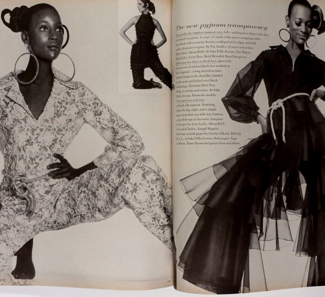 Britt Ekland NAOMI SIMS Jean Shrimpton ROSTROPOVICH Avedon PENN Horst US Vogue