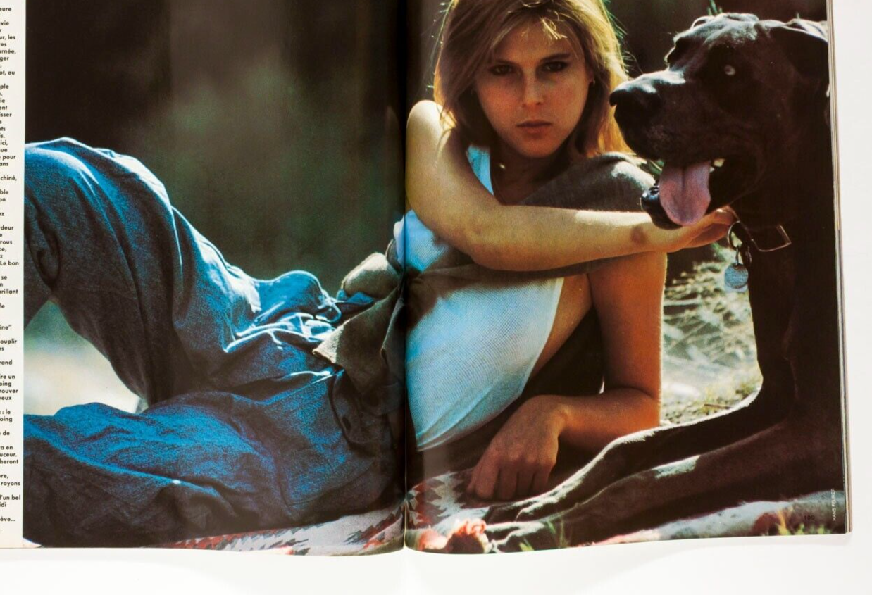 Catherine Oxenberg HANS FEURER Azzedine Alaia SACHA VAN DORSSEN vtg MARIE CLAIRE