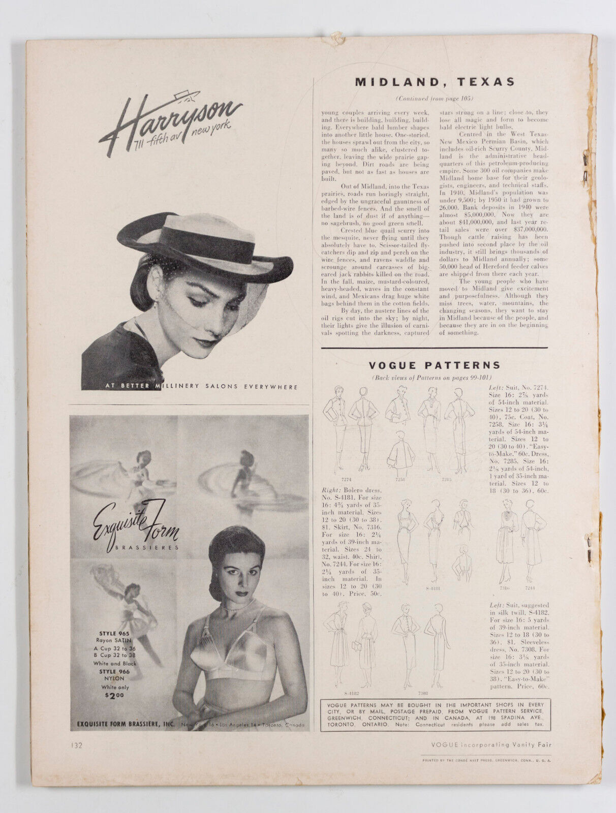 IRVING PENN Jean Patchett RENE BOUET-WILLAUMEZ Bouche US VOGUE 15 February 1951