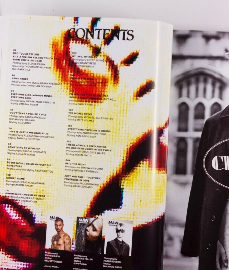 Jeremy Meeks STEVEN KLEIN Juergen Teller BEATRICE DALLE Man About Town magazine