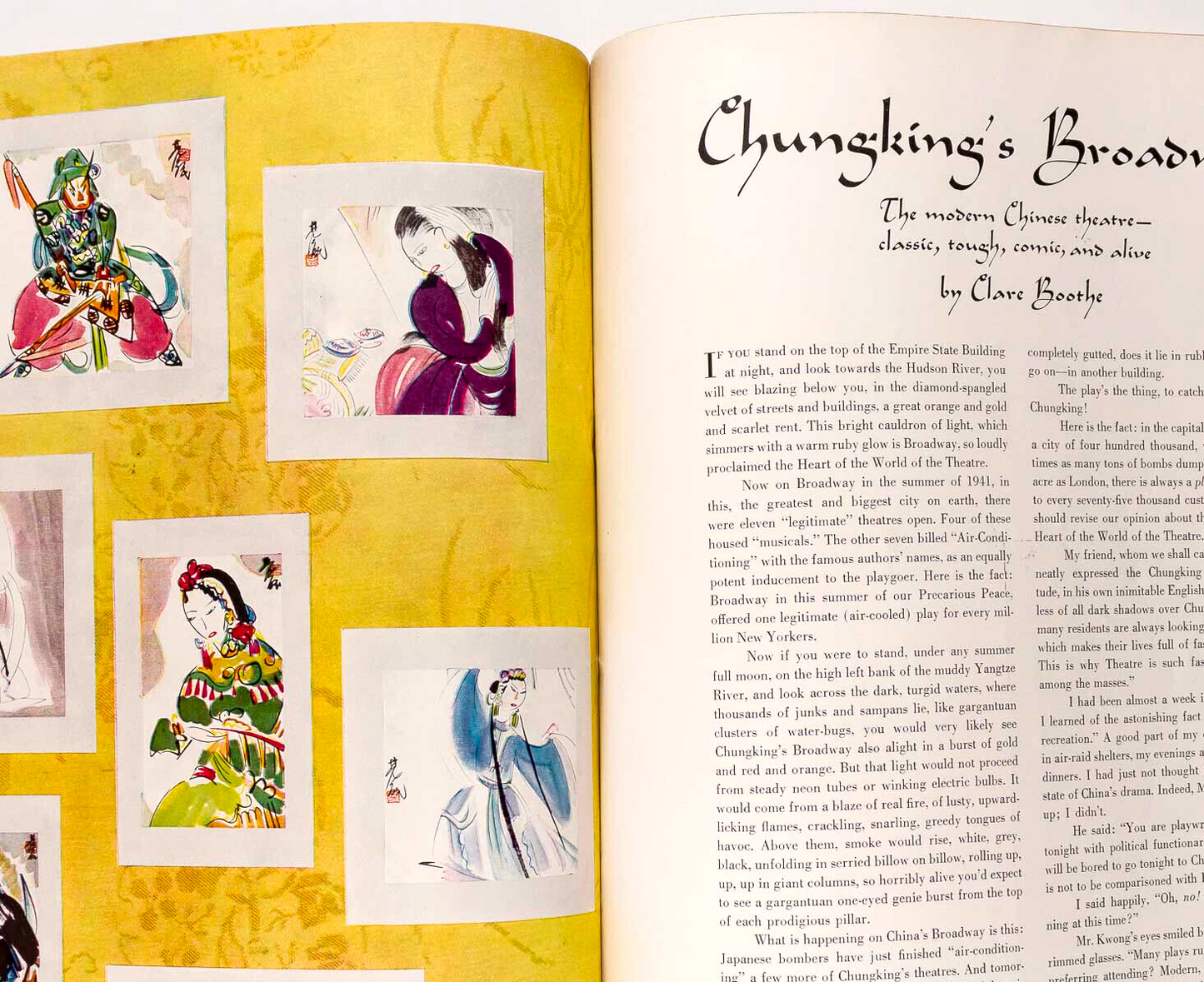 BETTY MCLAUCHLEN Horst DIANA COOPER Vogue 1941 Sept WW2 PROPAGANDA Carl Erickson