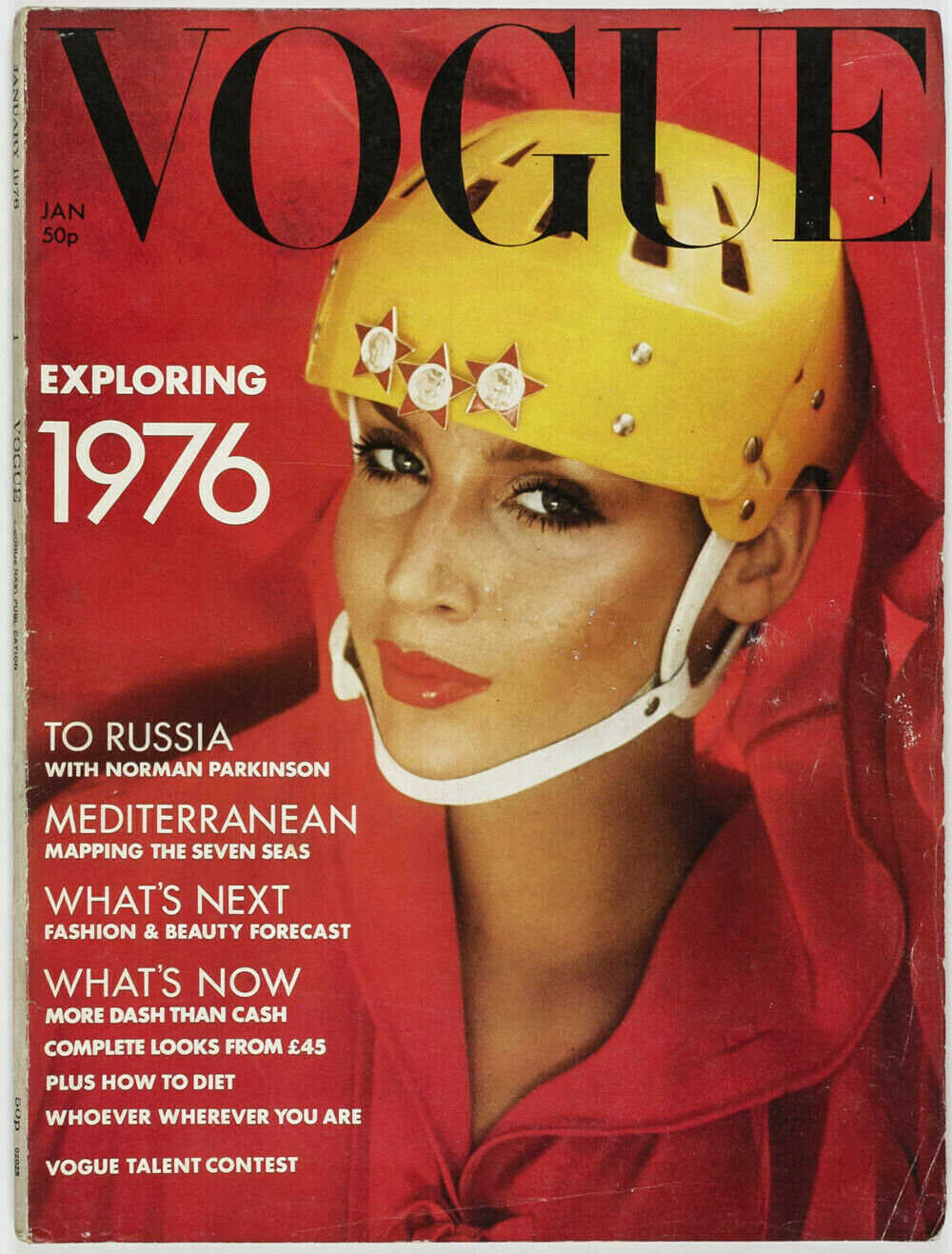 JERRY HALL Russia NORMAN PARKINSON Marisa Berenson JEAN MUIR Baku RTW vtg Vogue