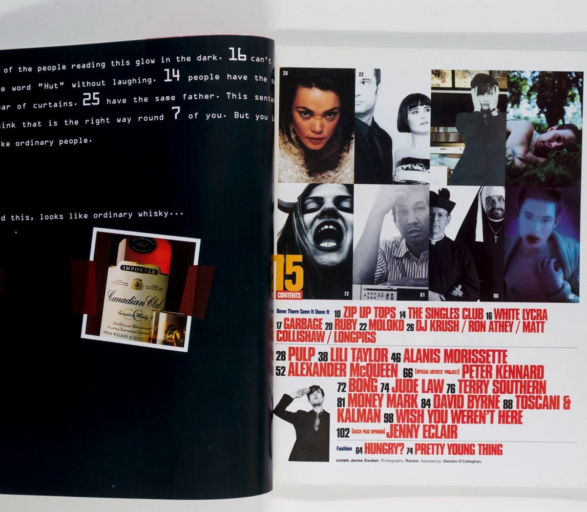 Pulp ALEXANDER McQUEEN Alanis Morissette MOLOKO Bong DJ Krush ~ DAZED & CONFUSED