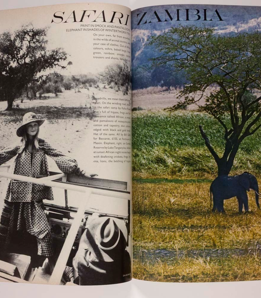 Ann Shaufuss ZAMBIA Thea Porter VOGUE December 1970 David Bailey JEAN SHRIMPTON