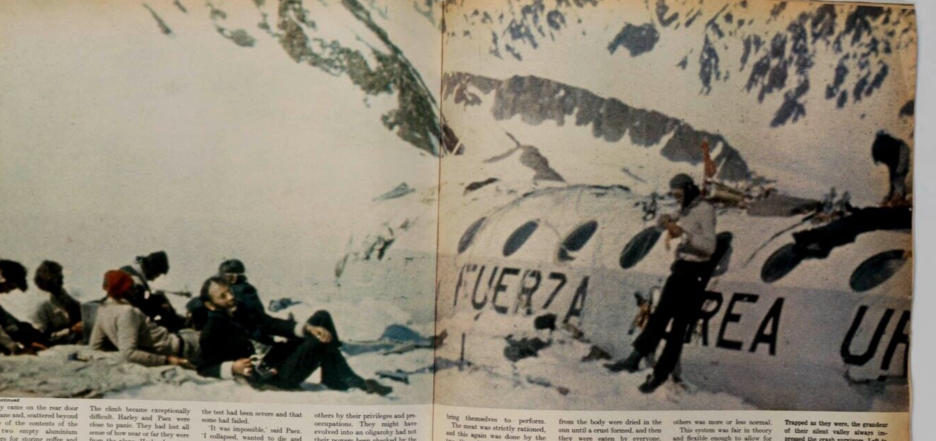 Miracle in the Andes SOCIETY OF THE SNOW Alive NANDO PARRADO ~ Observer magazine