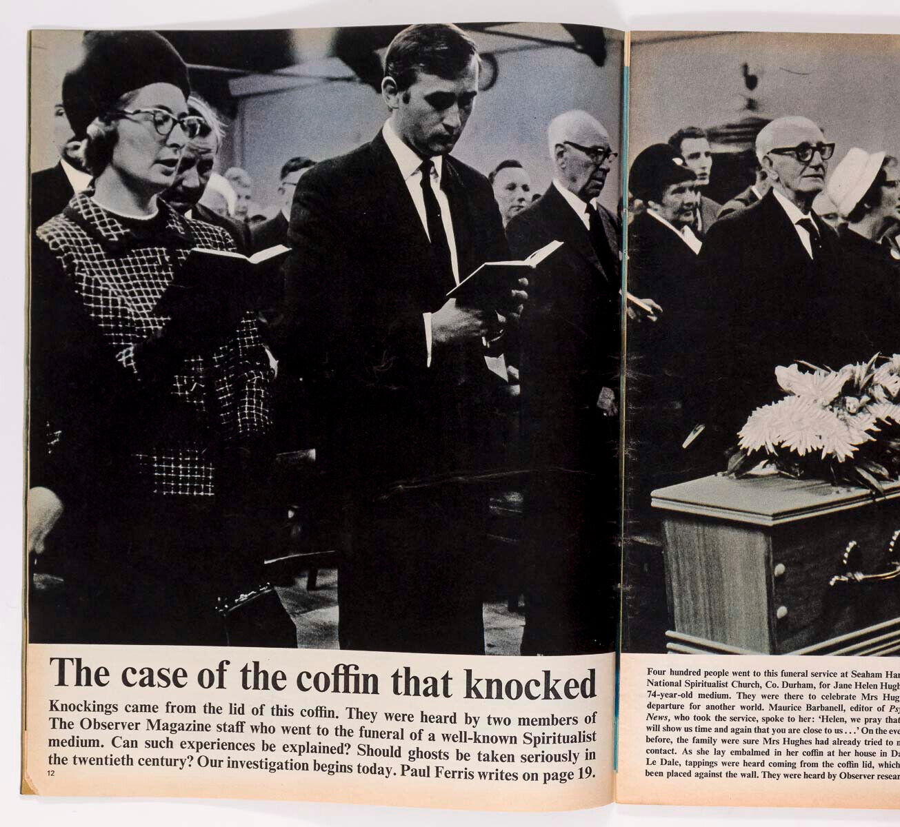 SPIRITUALISTS Ghost VERUSCHKA Observer magazine October 1967 Svetlana Alliluyeva