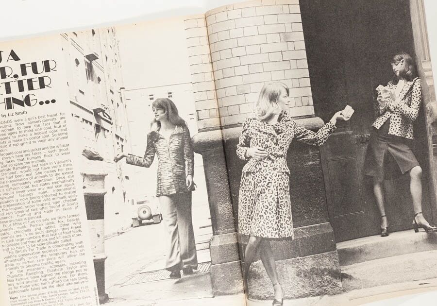 CHARLOTTE RAMPLING James Wedge BIBA Quant EDWARD BURRA vtg OBSERVER magazine UK