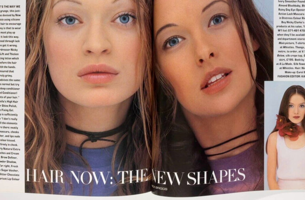 KATE MOSS 1st Vogue magazine CORINNE DAY March 1993 Galliano ROSEMARY FERGUSON