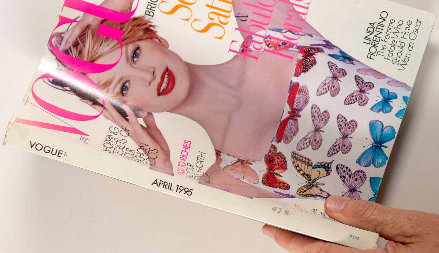 KRISTEN McMENAMY Kate Moss AMBER VALLETTA Vogue April 1995 Amanda Harlech PENN
