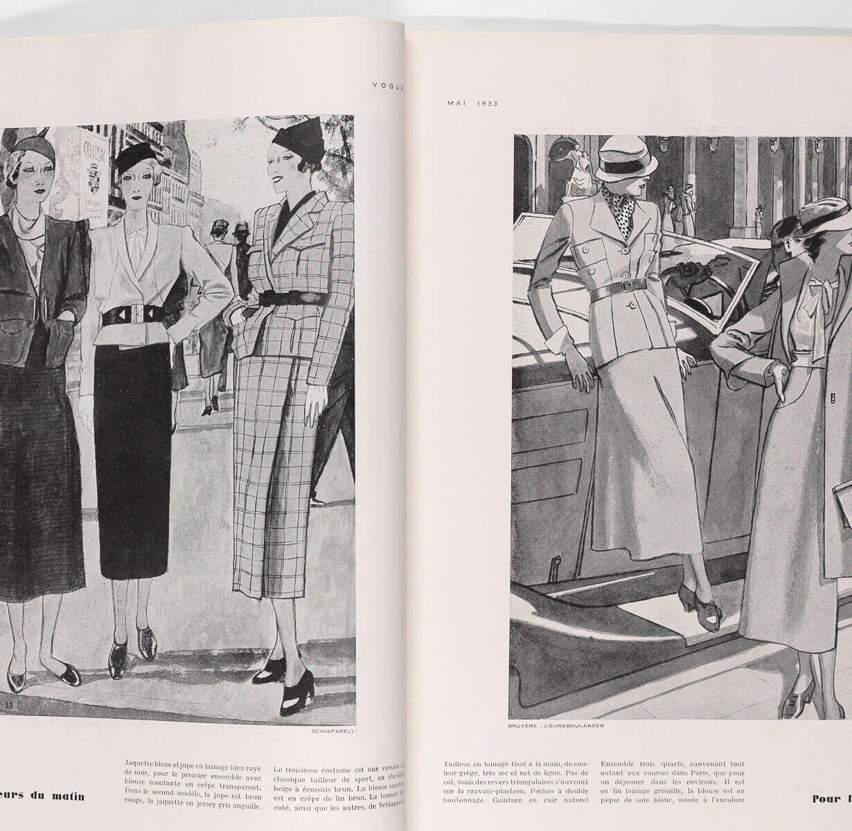 PIERRE MOURGUE Zeilinger MENSWEAR Paul Valentin PARIS VOGUE May 1933 French