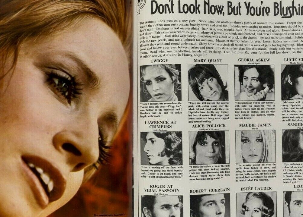 SARAH MOON Rudolf Nureyev OSSIE CLARK Maudie James BIBA Brighton HONEY magazine