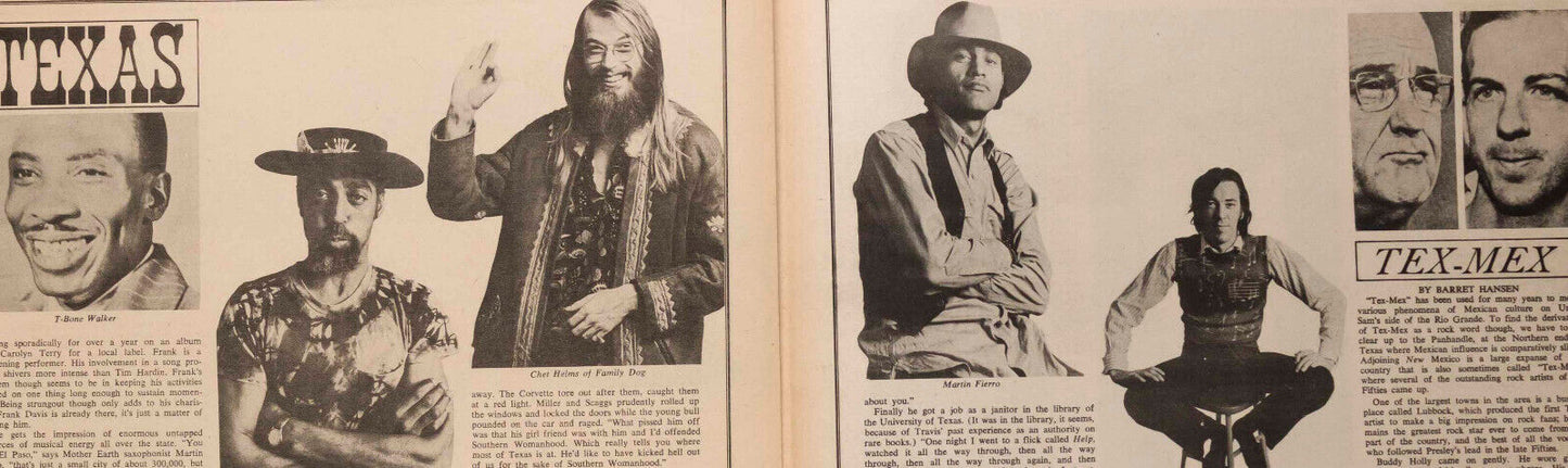Johnny Winter JIMI HENDRIX Steppenwolf JOAN BAEZ Beatles ROLLING STONE magazine