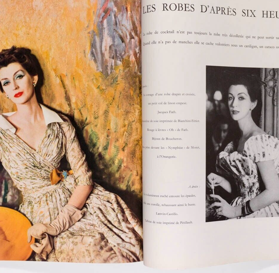 DOVIMA Audrey Hepburn MONET Balenciaga GUY BOURDIN Bernard Buffet GIVENCHY Vogue
