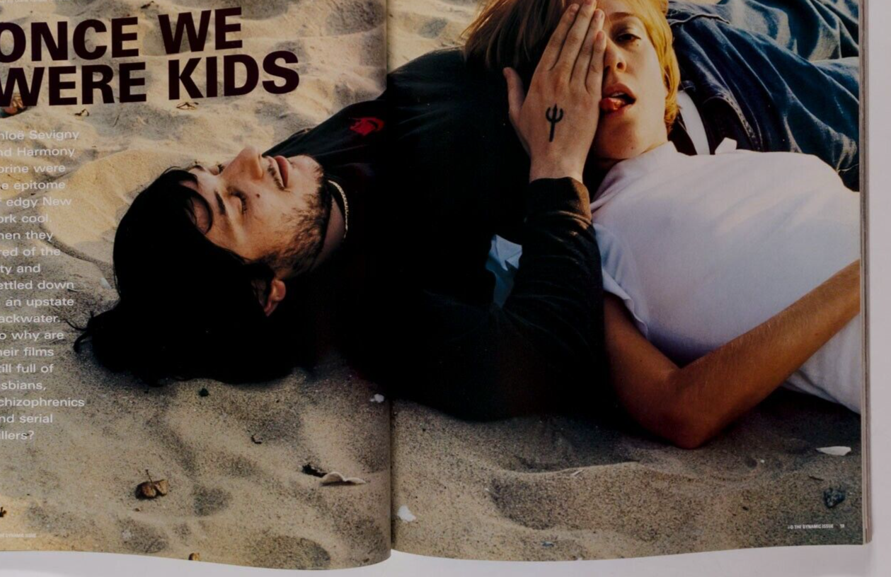 Chloe Sevigny HARMONY KORINE Tony Hawk LOLA SCHNABEL Bridget Hall i-D MAGAZINE