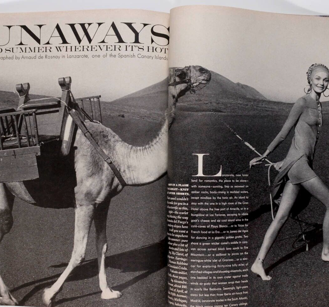 Elizabeth Taylor TALITHA GETTY Avedon VOGUE magazine 1971 April JOE DALLESANDRO