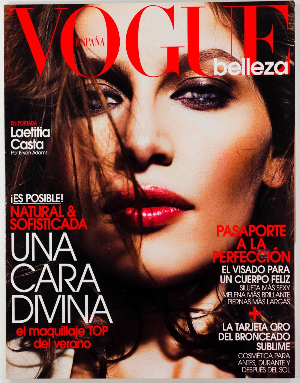 Laetitia Casta by Bryan Adams VOGUE BELLEZA magazine SPAIN BEAUTY Espana 37 vtg