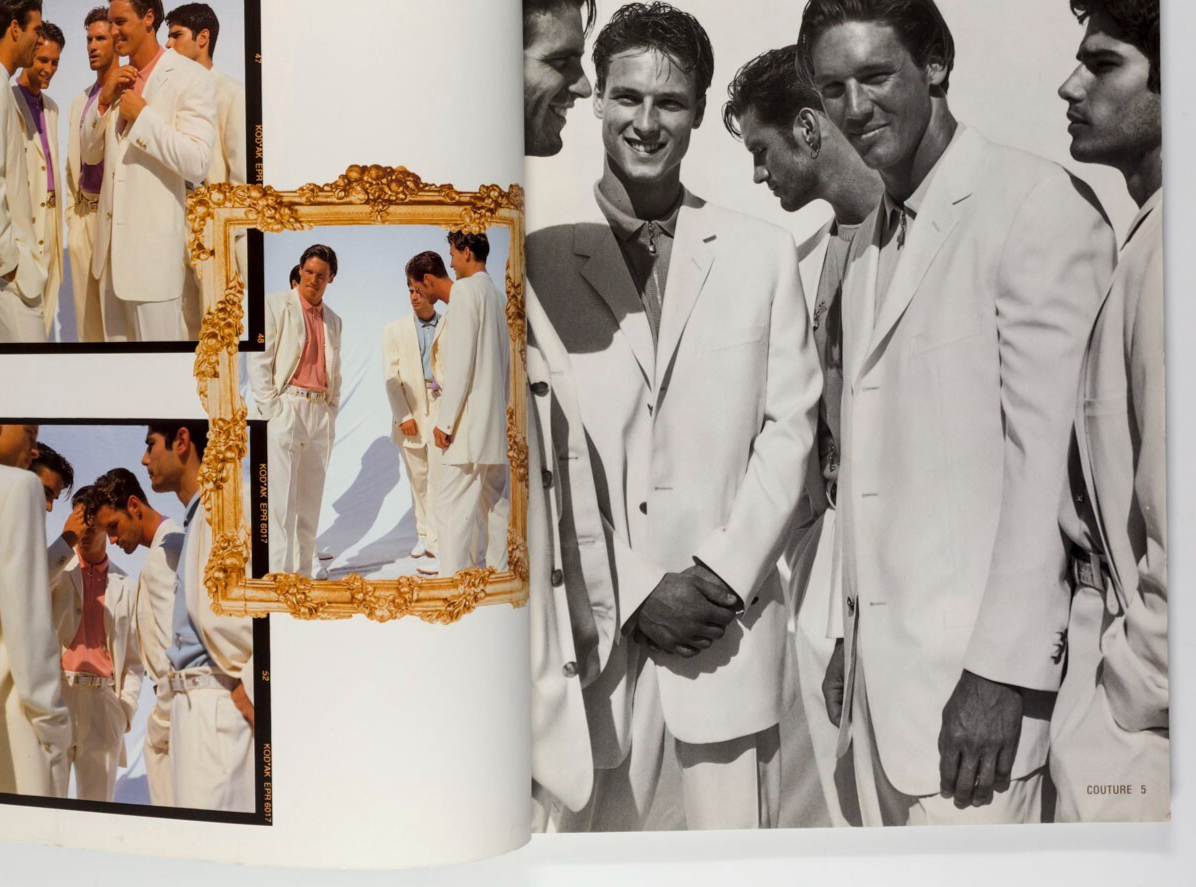 GIANNI VERSACE mens collection lookbook SPRING 1992 catalog 22 Cameron Alborzian