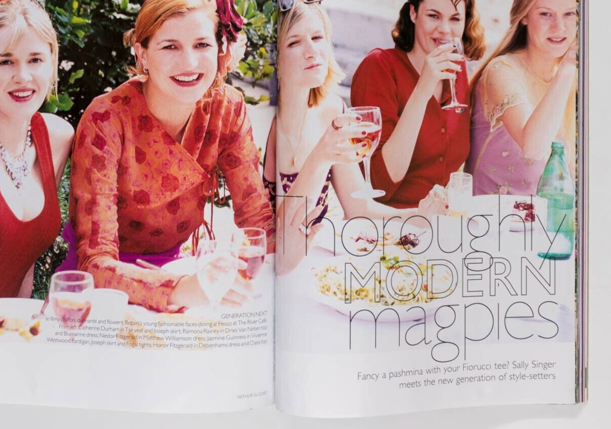 PRINCESS DIANA Patrick Demarchelier STELLA TENNANT Gianni Versace JUDE LAW Vogue