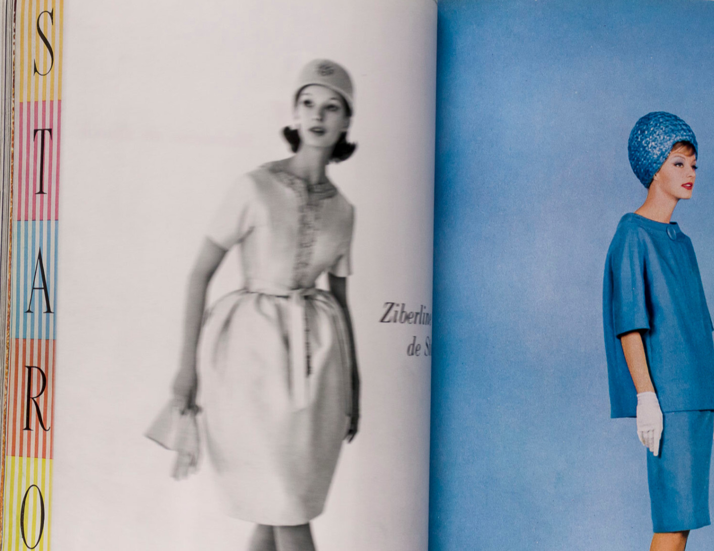 Christian Dior RENE GRUAU Nico HERMES L'OFFICIEL March 1960 Spring Collections