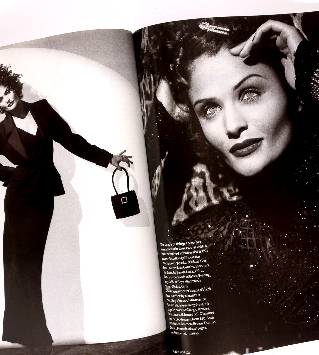 Kate Moss ROSEMARY MCGROTHA Eva Herzigova VOGUE January 1995 Helena Christensen