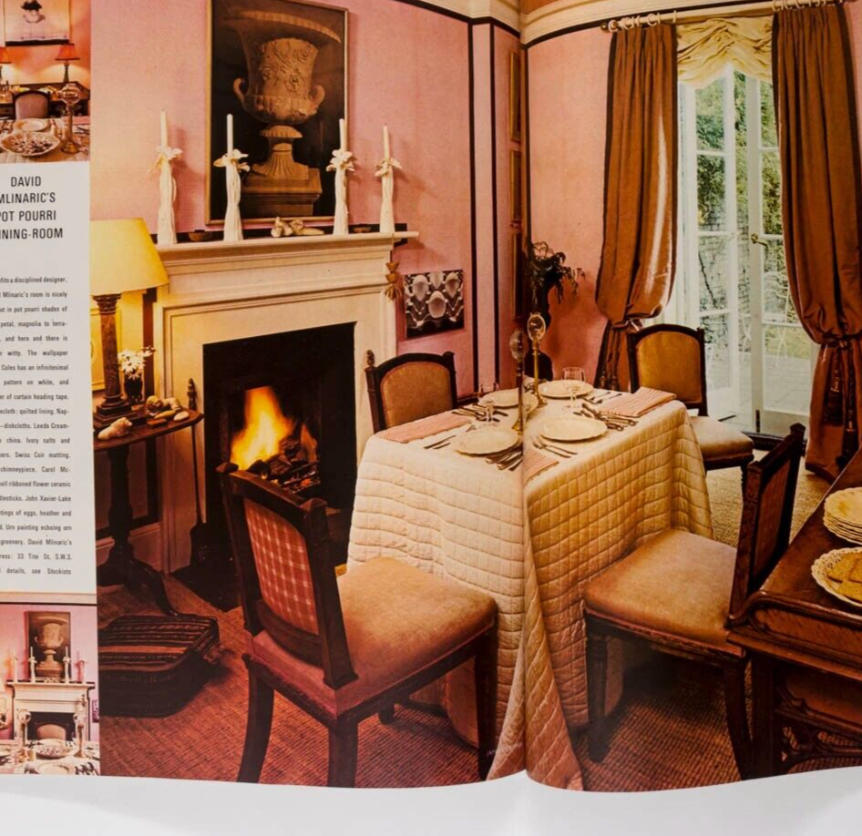 Toscani NORMAN PARKINSON Nina Campbell VOGUE February 1975 50th birthday present