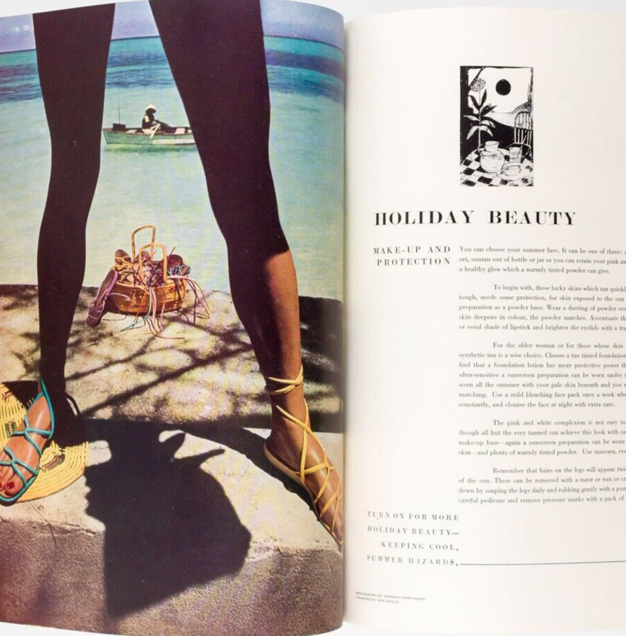 Norman Parkinson CARMEN DELL'OREFICE John Ward VOGUE BEAUTY Book 1951 Blumenfeld