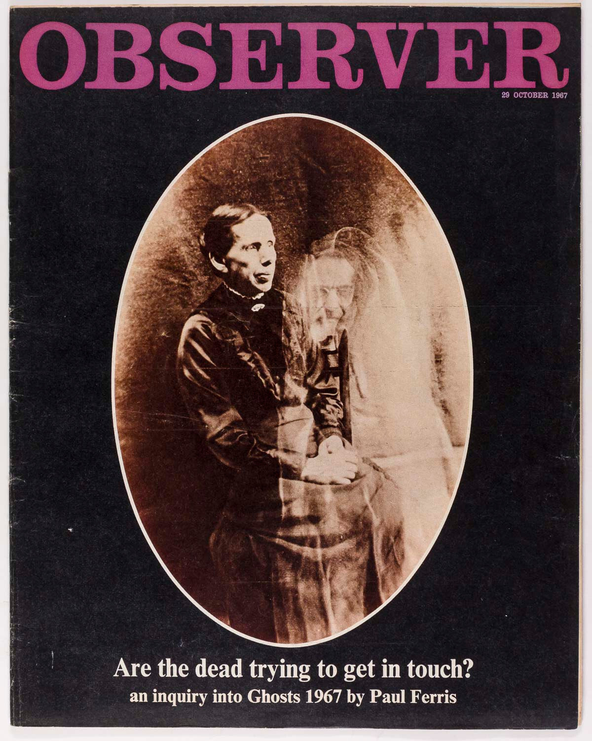 SPIRITUALISTS Ghost VERUSCHKA Observer magazine October 1967 Svetlana Alliluyeva