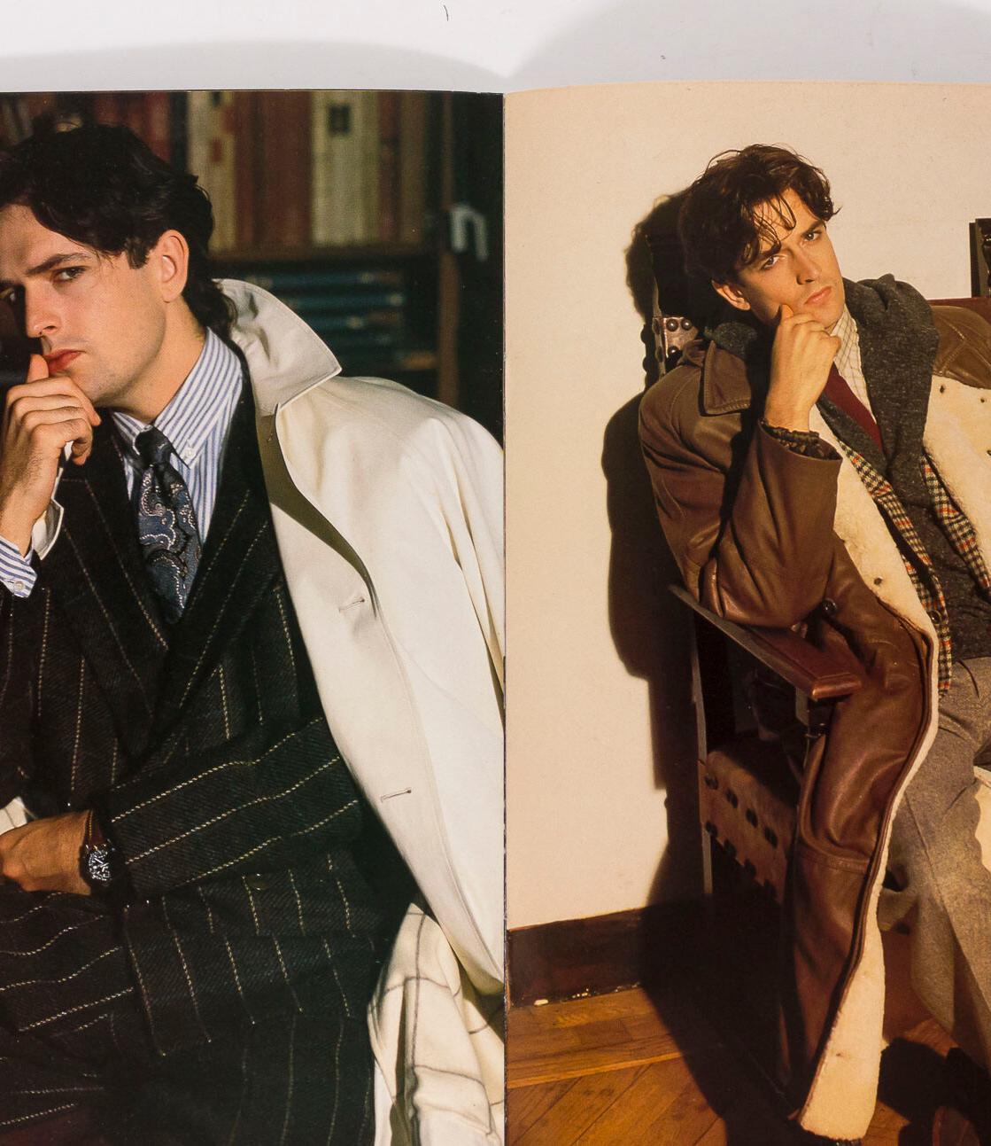 Rupert Everett VALENTINO Winter 1985 Mens Collection CATALOGUE lookbook RARE vtg